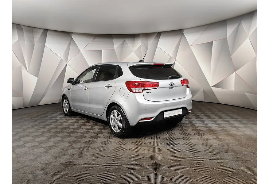 Kia Rio 1.6 AT (123 л.с.) Luxe Серебристый в АВИЛОН. Слайд №4