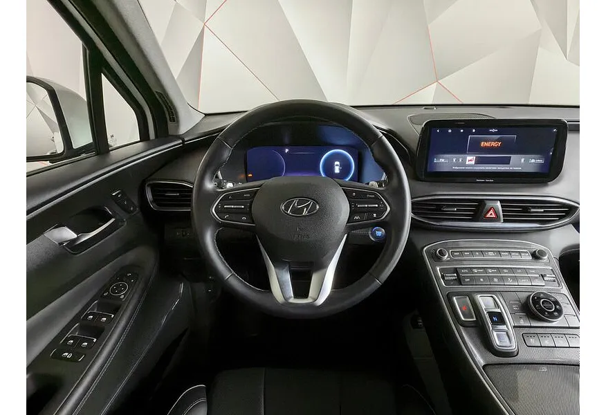 Hyundai Santa Fe 2.2 CRDi AWD 8AT (200 л.с.) High-Tech Белый в АВИЛОН. Слайд №20