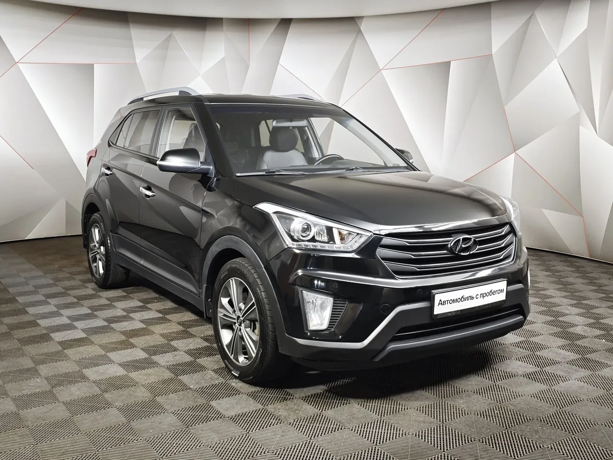 Hyundai Creta 2.0 AT AWD (149 л.с.) Travel Черный в АВИЛОН. Слайд №3