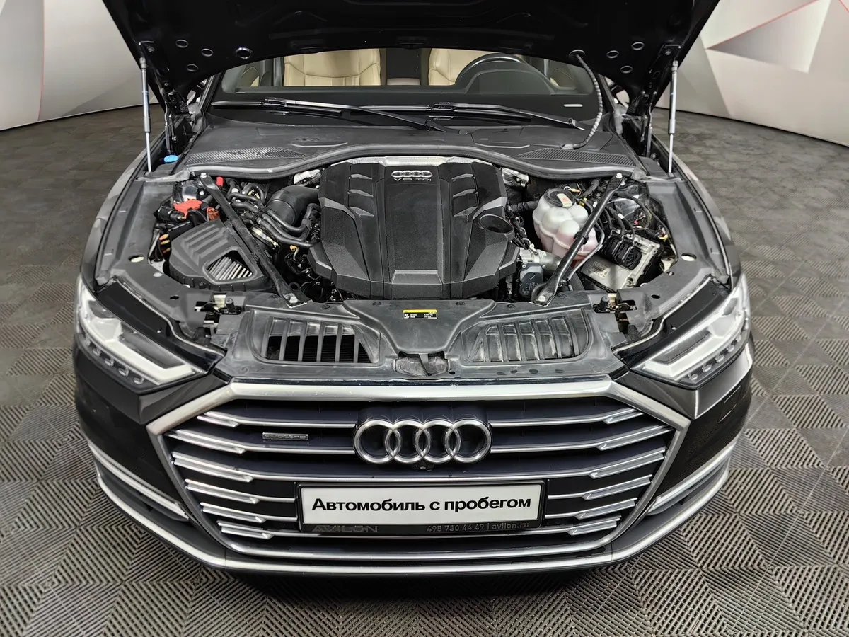 Audi A8 3.0 TDI L tiptronic quattro (250 л.с.) Черный в АВИЛОН. Слайд №10