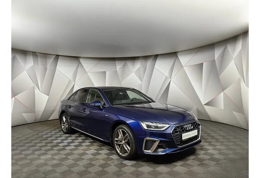 Audi A4 2.0 TFSI S tronic quattro (249 л.с.) Sport Синий в АВИЛОН. Слайд №3
