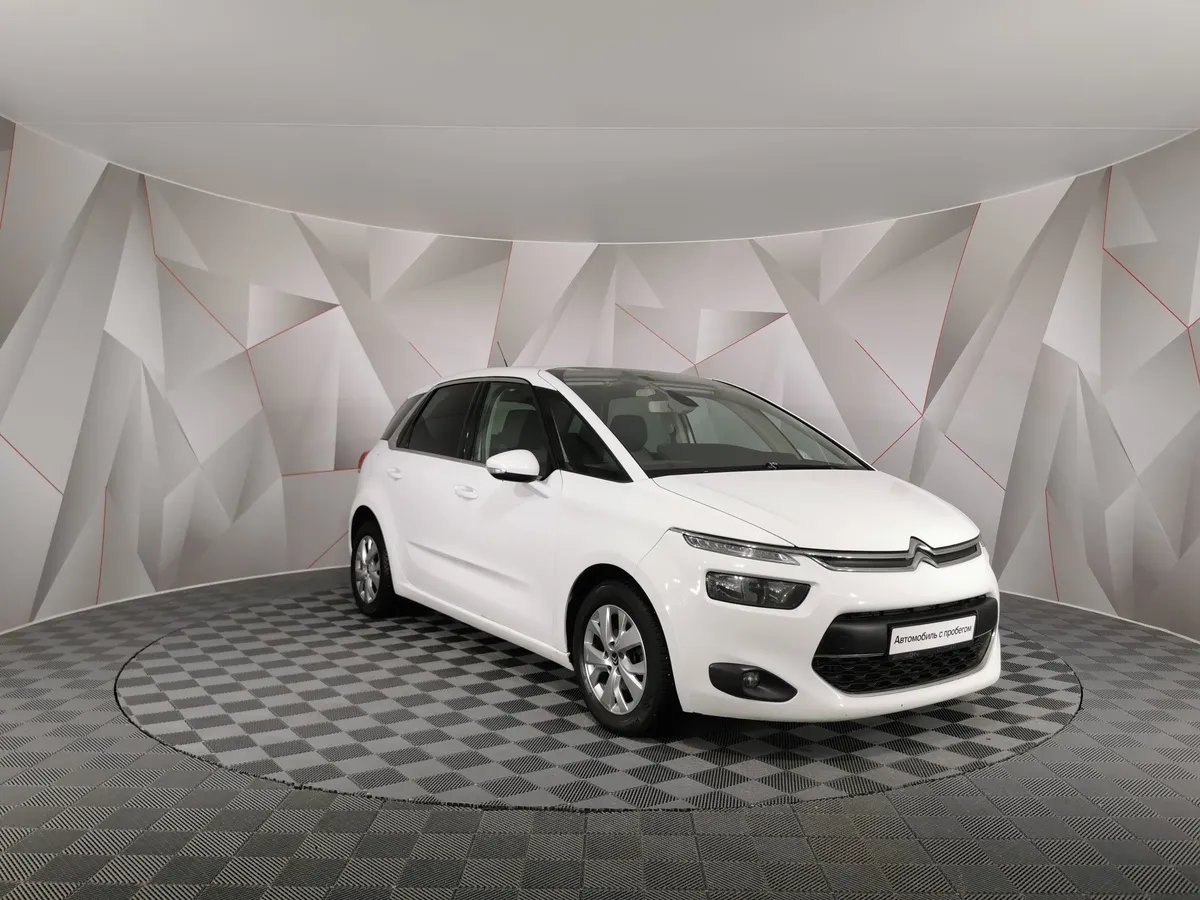 Citroen C4 Picasso 1.6 THP AT (150 л.с.) Белый в АВИЛОН. Слайд №3