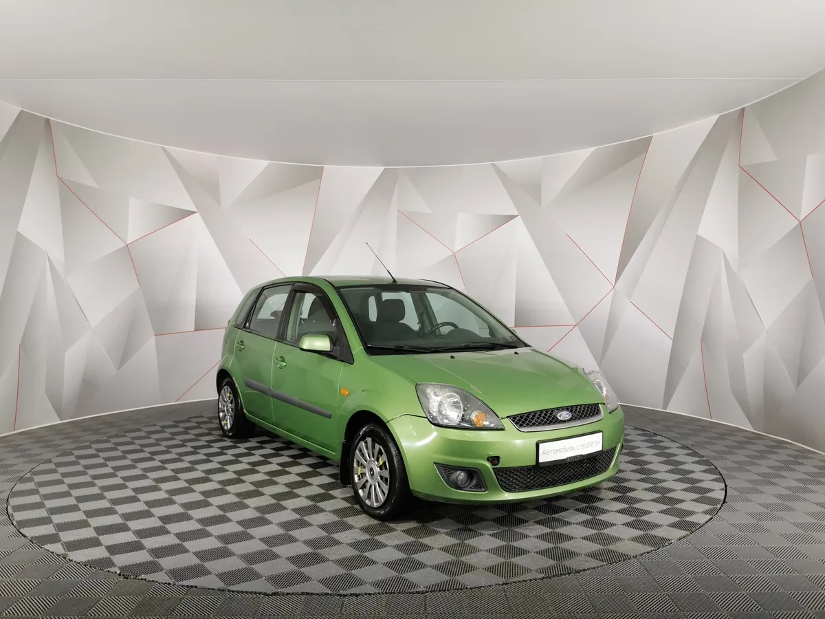 Ford Fiesta 1.6 AT (100 л.с.) Ghia Зеленый в АВИЛОН. Слайд №3