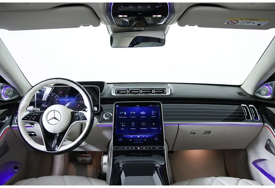 Mercedes-Benz S-Класс Maybach S 580 9G-Tronic 4Matic (503 л.с.) Черный в АВИЛОН. Слайд №7
