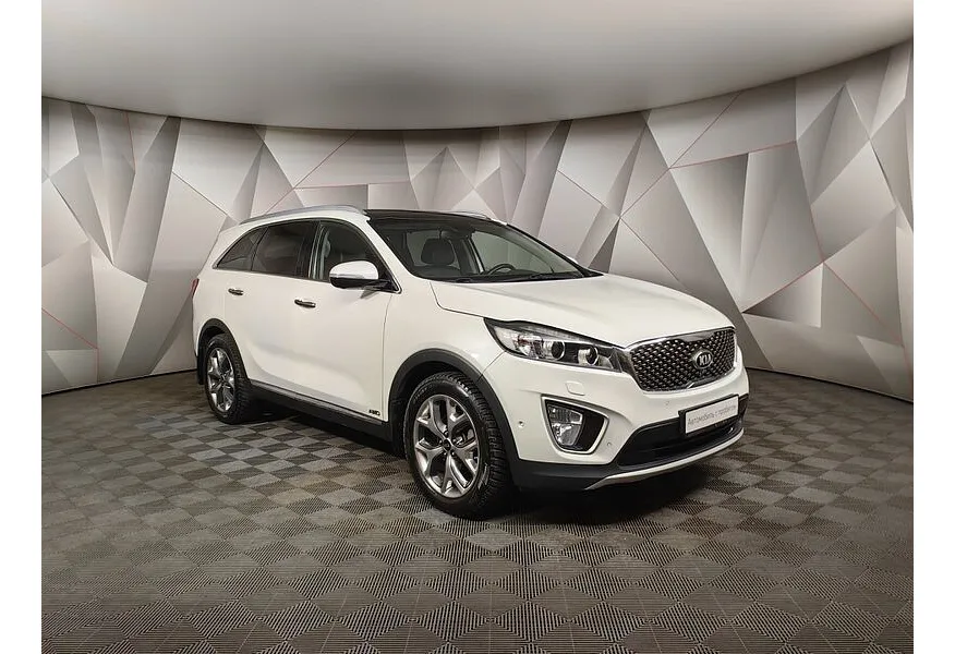 Kia Sorento 2.2 D AT AWD (5 мест) (200 л.с.) Premium Белый в АВИЛОН. Слайд №3
