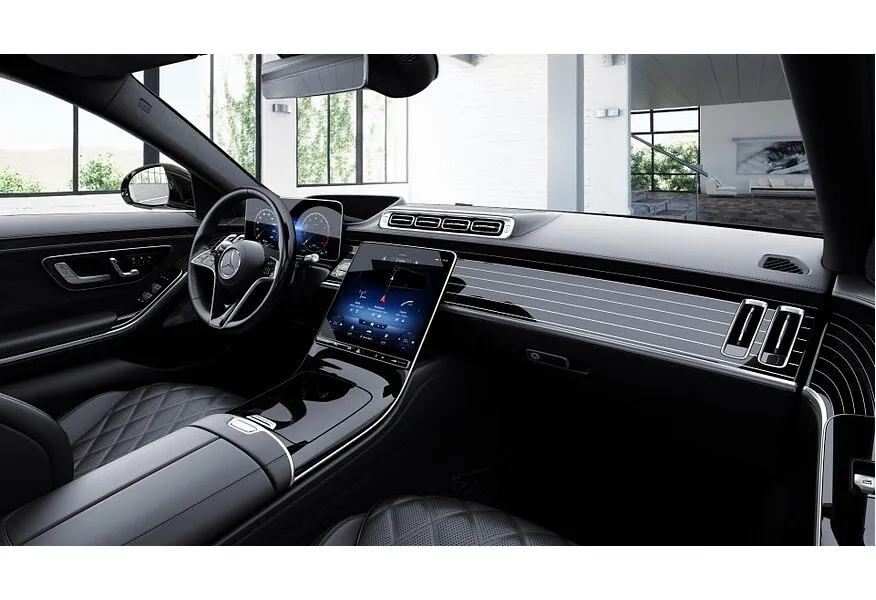 Mercedes-Benz S-Класс S 580 9G-Tronic 4Matic (503 л.с.) Черный в АВИЛОН. Слайд №11
