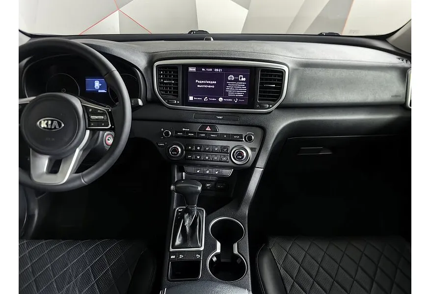 Kia Sportage 2.0 MPI AT 4WD (150 л.с.) Comfort Черный в АВИЛОН. Слайд №13