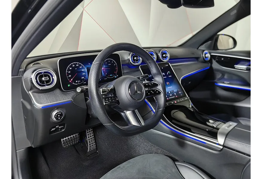 Mercedes-Benz C-Класс C 200 4MATIC (197 л.с.) Sport Plus Черный в АВИЛОН. Слайд №18