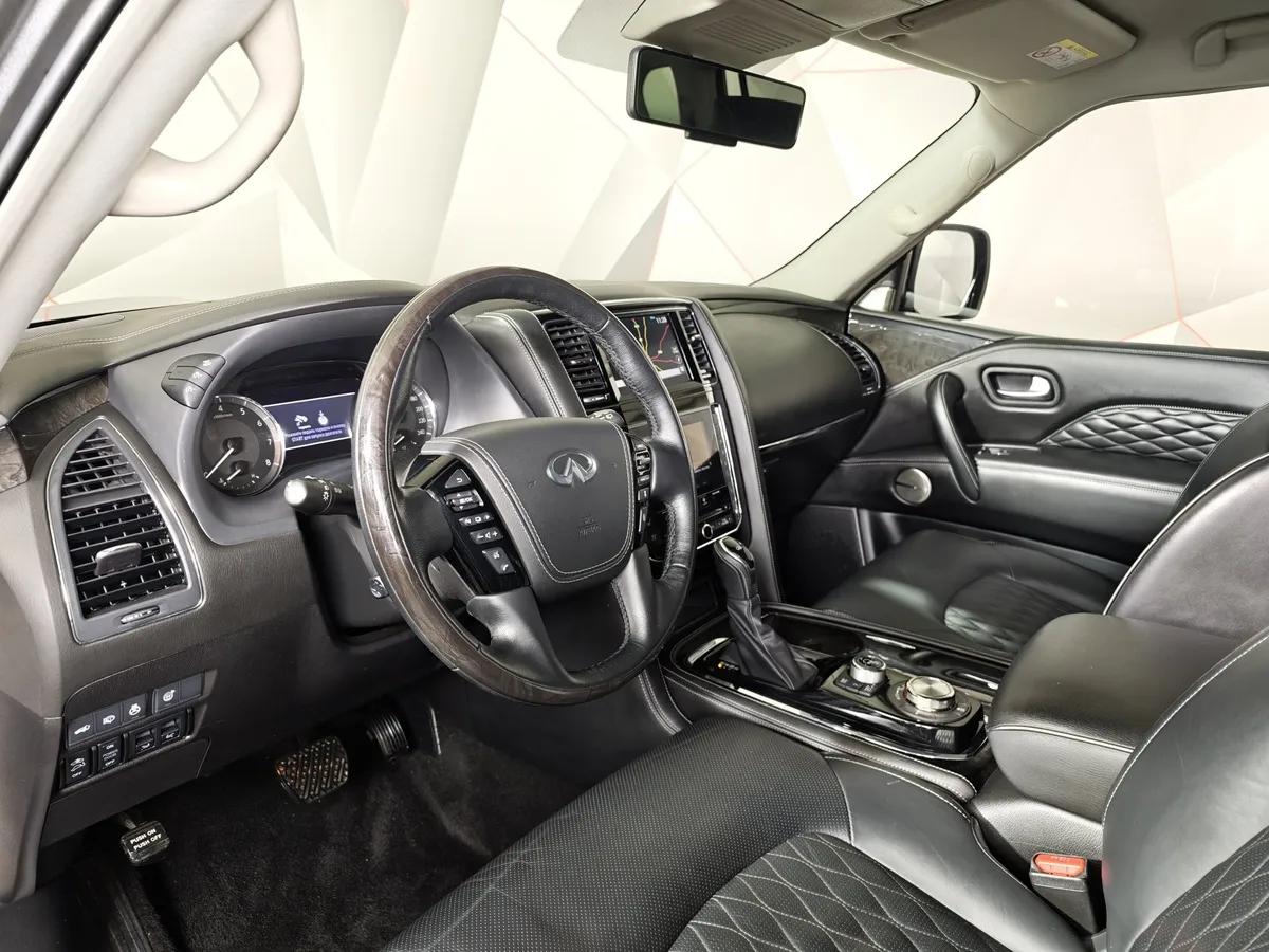 Infiniti QX80 5.6 АТ AWD (405 л.с.) Серый в АВИЛОН. Слайд №19