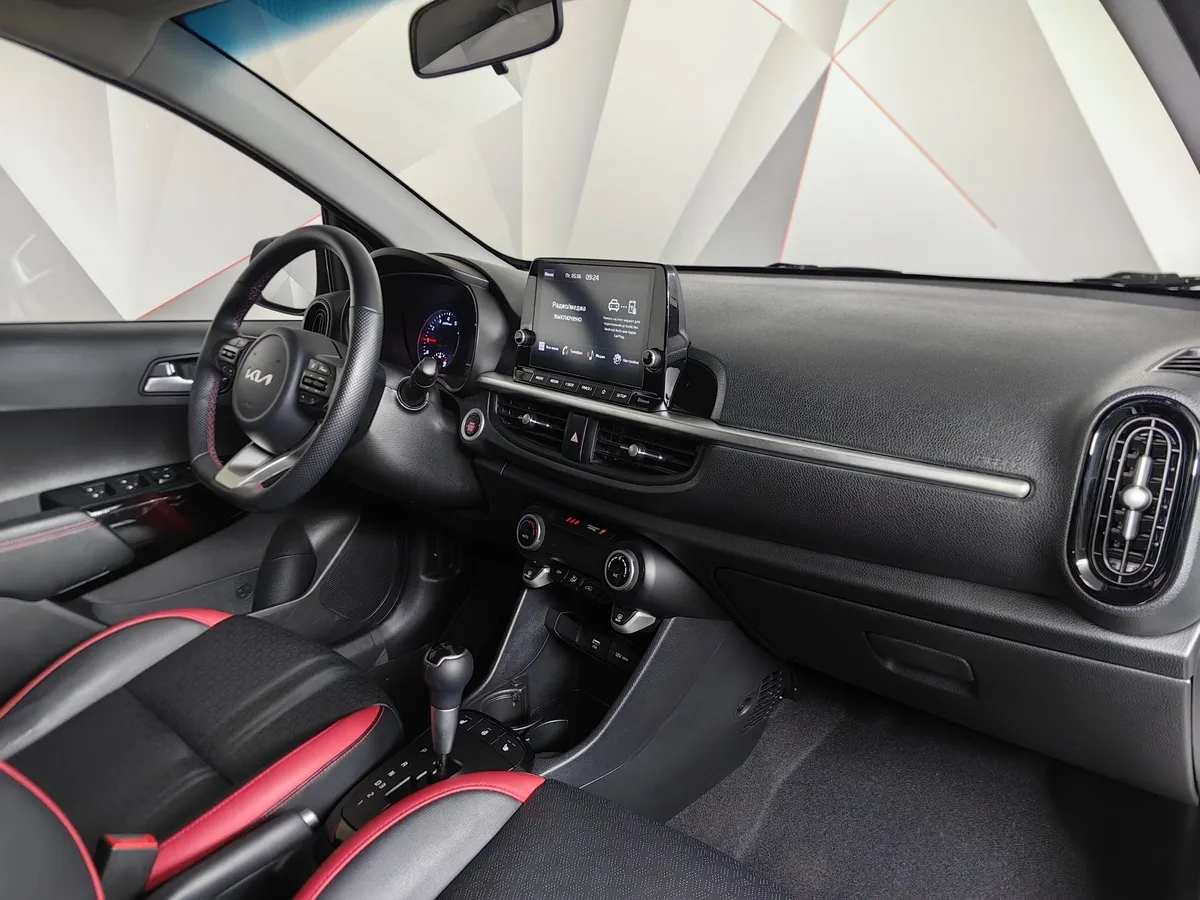 Kia Picanto 1.0 MPI MT (67 л.с.) GT Line Белый в АВИЛОН. Слайд №12