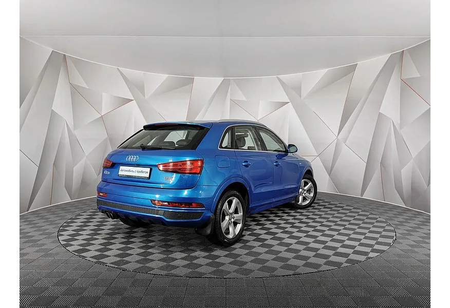 Audi Q3 2.0 TFSI S-tronic quattro (180 л.с.) Sport Голубой в АВИЛОН. Слайд №2