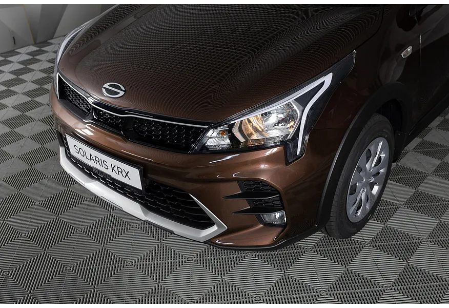 Solaris KRX 1.6 AT (123 л.с.) Premium Коричневый в АВИЛОН. Слайд №19