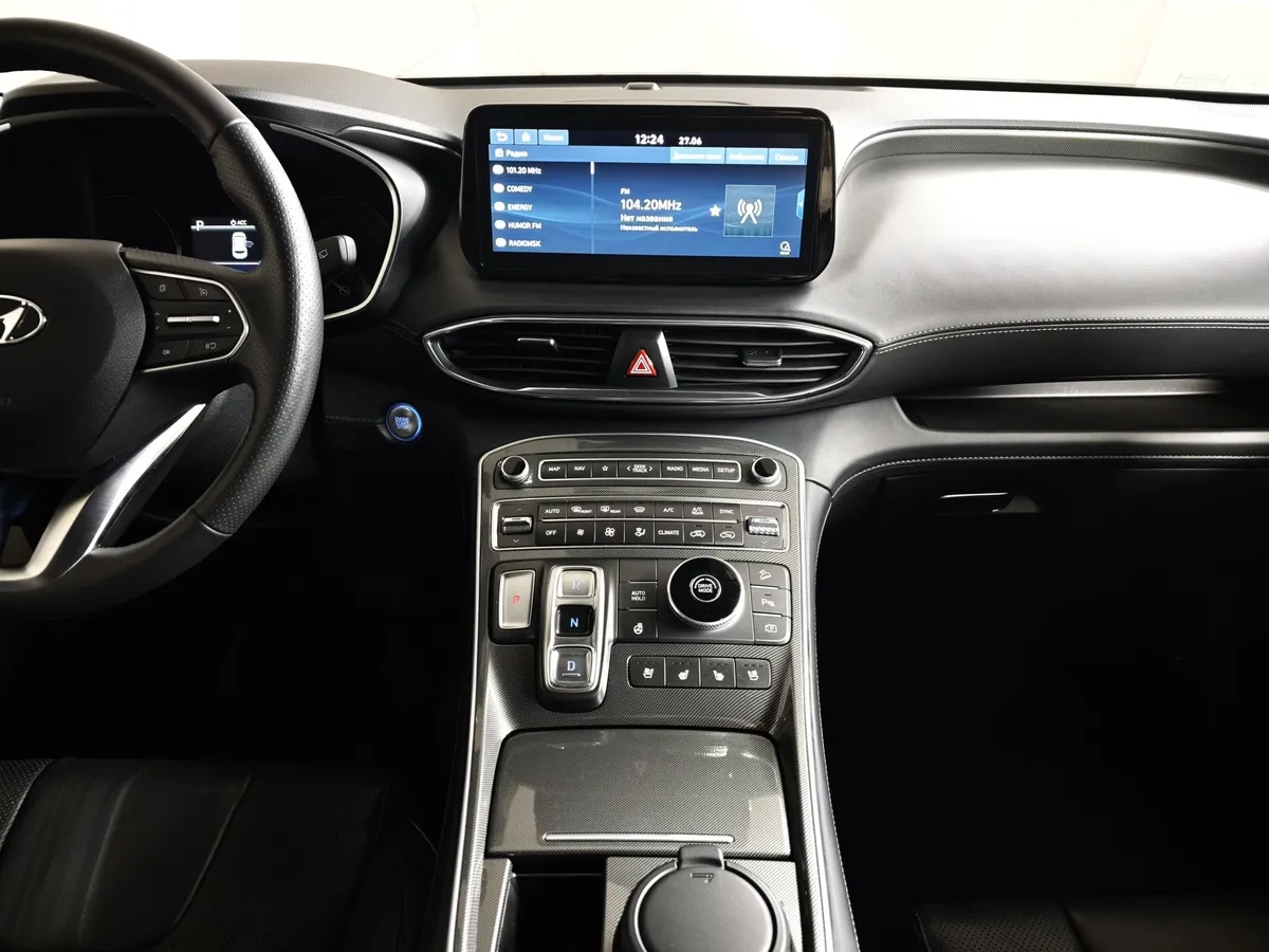 Hyundai Santa Fe 2.5 AWD 6AT (180 л.с.) High-Tech Серый в АВИЛОН. Слайд №15