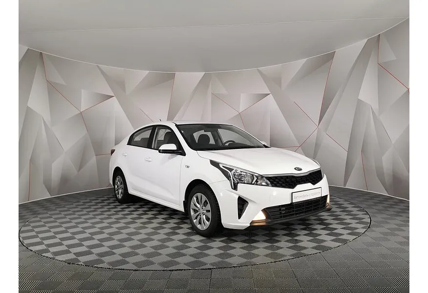 Kia Rio 1.6 AT (123 л.с.) Comfort Белый в АВИЛОН. Слайд №3