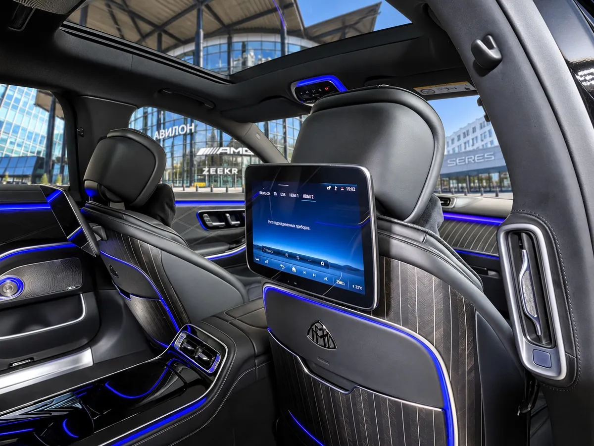 Mercedes-Benz S-Класс Maybach S 580 9G-Tronic 4Matic (503 л.с.) Night Series Черный в АВИЛОН. Слайд №17