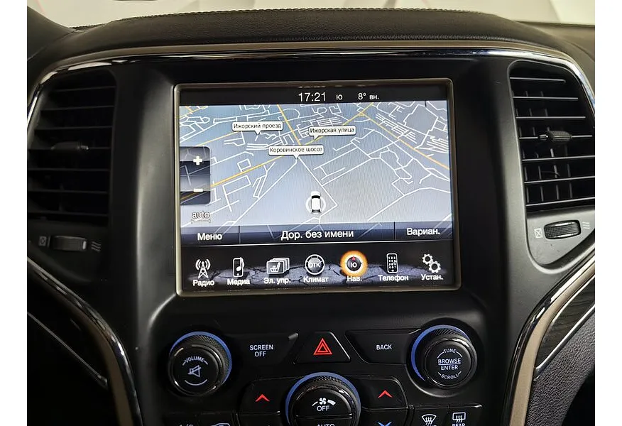 Jeep Grand Cherokee 3.0 TD AT (241 л.с.) Overland Черный в АВИЛОН. Слайд №19