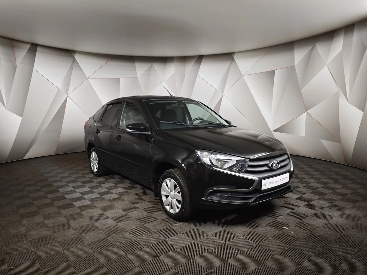 ВАЗ (Lada) Granta 1.6 MT 8кл (87 л.с.) Черный в АВИЛОН. Слайд №3