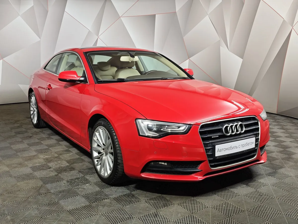 Audi A5 2.0 TFSI S tronic quattro (211 л.с.) Красный в АВИЛОН. Слайд №3