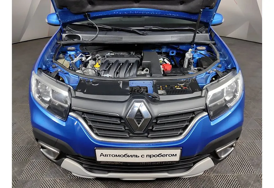 Renault Logan 1.6 AT FWD (102 л.с.) Синий в АВИЛОН. Слайд №11