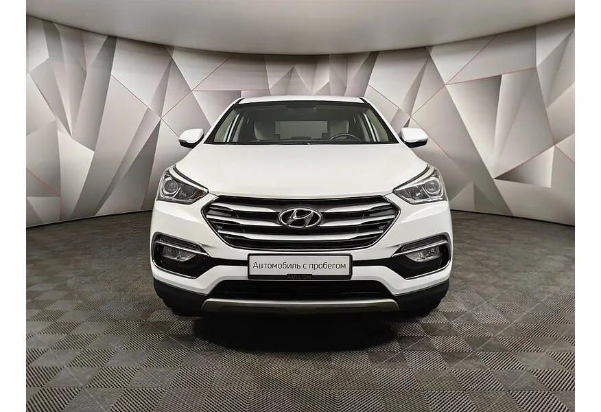 Hyundai Santa Fe 2.4 AT AWD (171 л.с.) Dynamic Белый в АВИЛОН. Слайд №7
