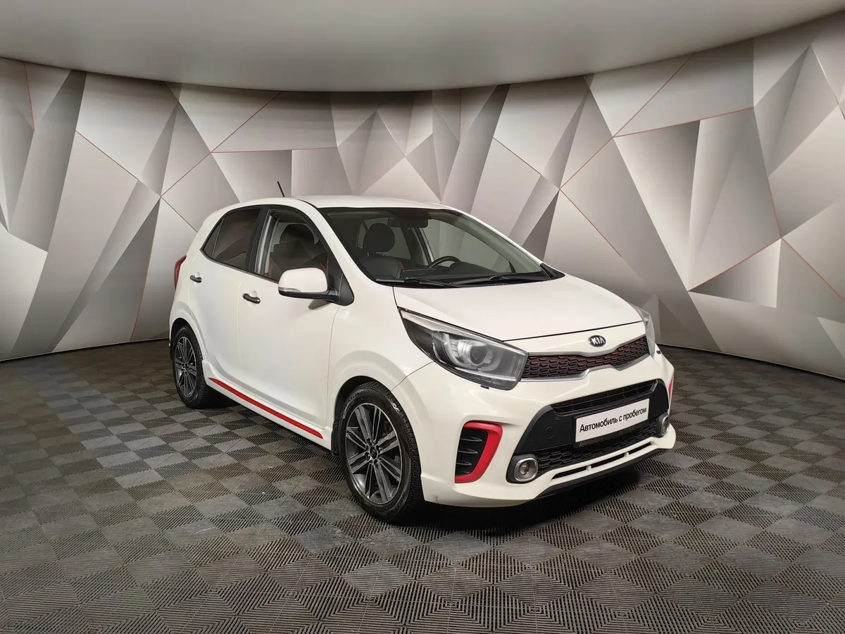 Kia Picanto 1.2 AT (84 л.с.) Classic Белый в АВИЛОН. Слайд №3
