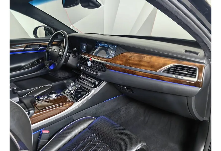 Genesis G90 3.3 T-GDI AT AWD (5 мест) (370 л.с.) Elite Черный в АВИЛОН. Слайд №12