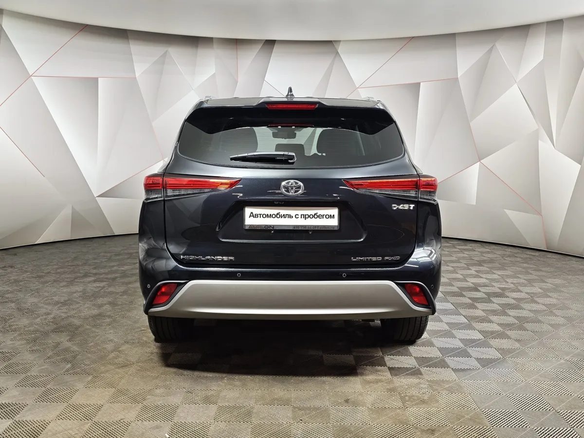Toyota Highlander 2.0T AT 4WD (248 л.с.) Noble Version Черный в АВИЛОН. Слайд №8