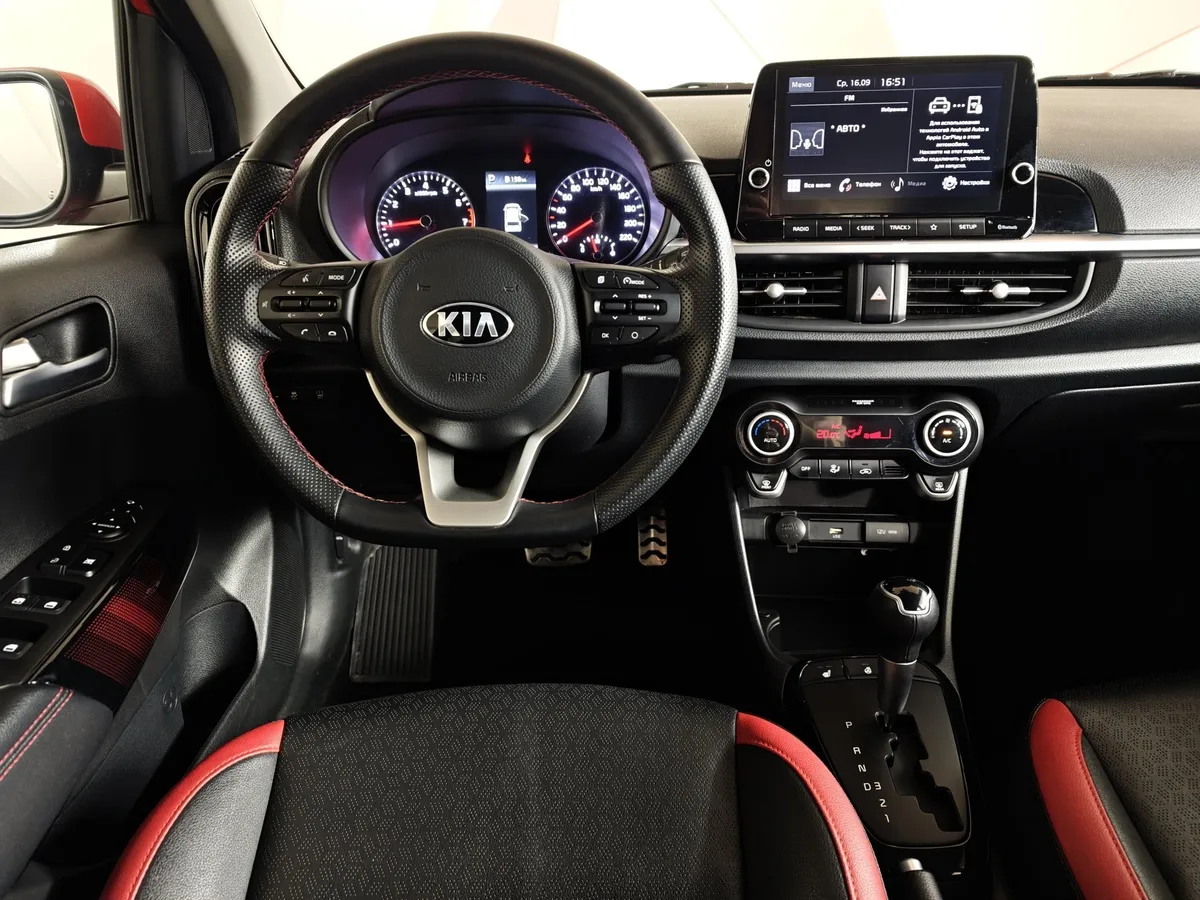 Kia Picanto 1.2 MPI AT (84 л.с.) GT Line Красный в АВИЛОН. Слайд №20