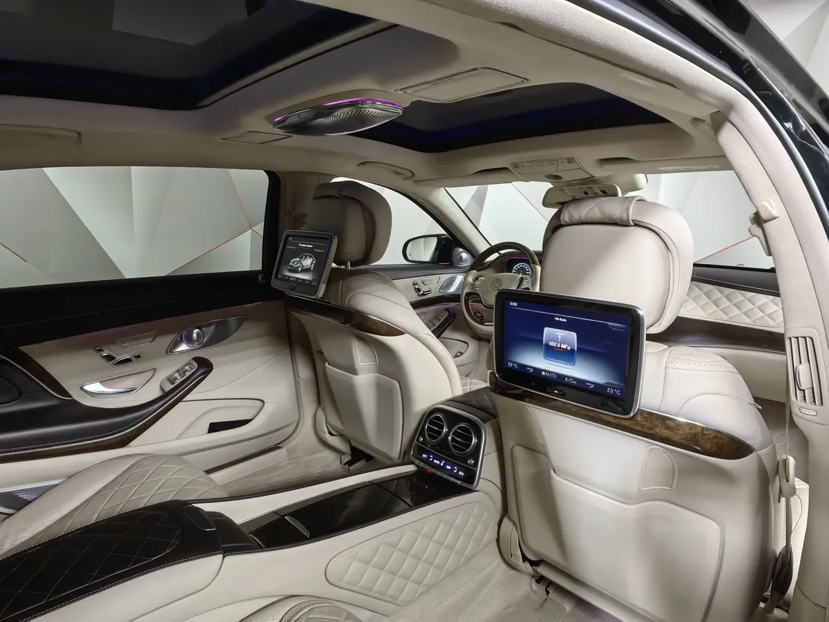 Mercedes-Benz S-Класс S 500 9G-Tronic Plus 4Matic (455 л.с.) Черный в АВИЛОН. Слайд №23