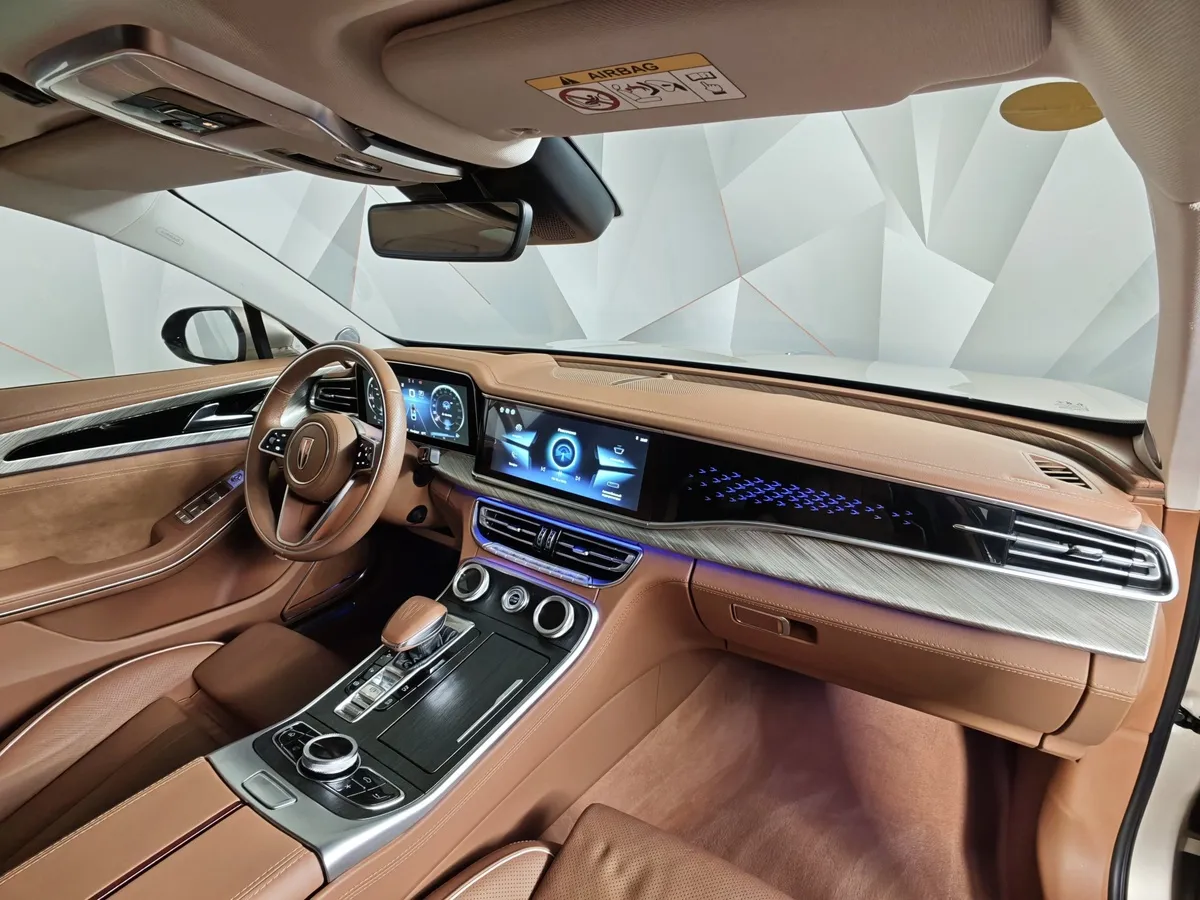 Hongqi H9 2.0T AT (245 л.с.) Делюкс двухцветный Коричневый в АВИЛОН. Слайд №12