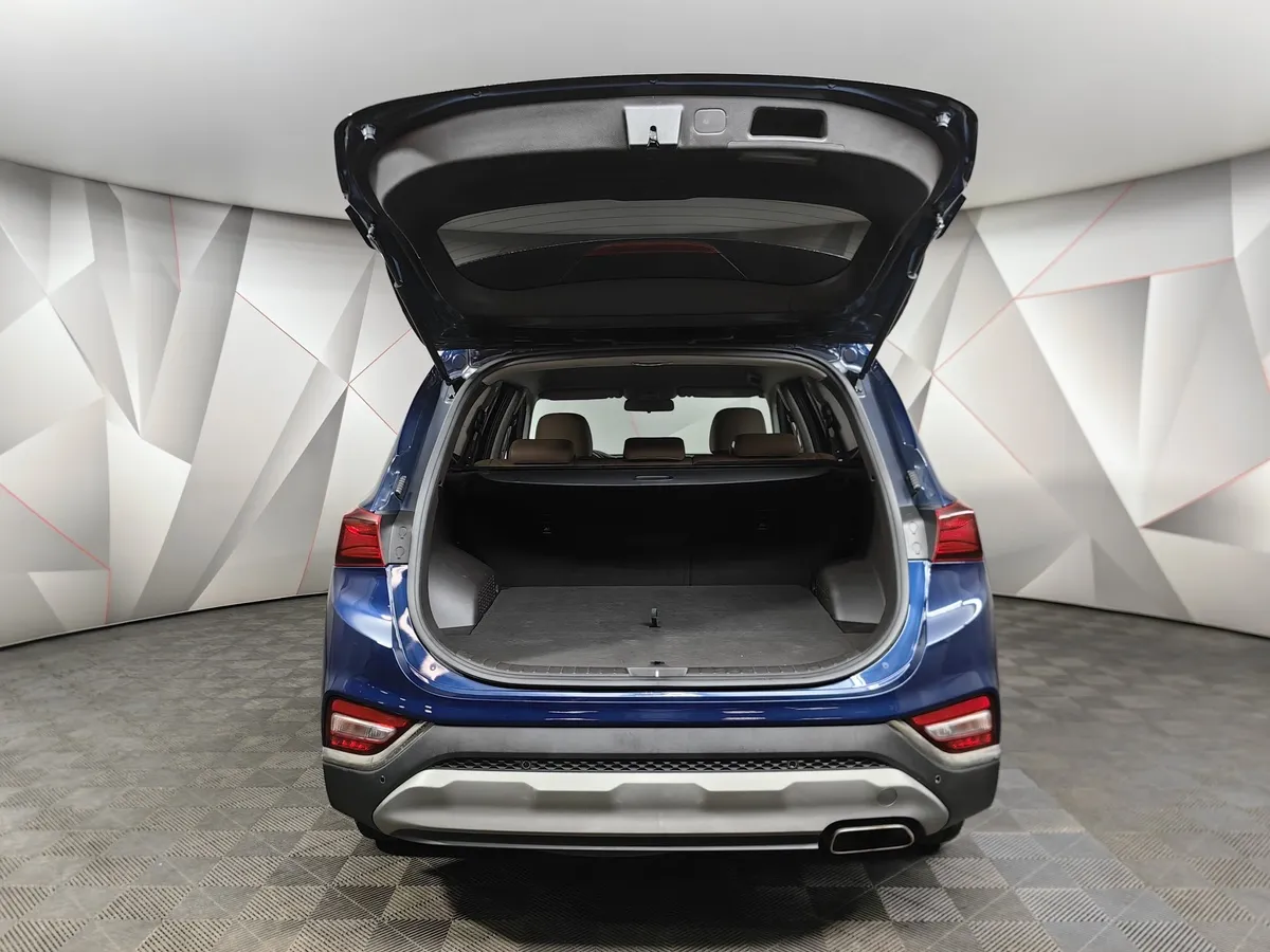 Hyundai Santa Fe 2.4 (188 л.с.) - 6AT Lifestyle Синий в АВИЛОН. Слайд №11