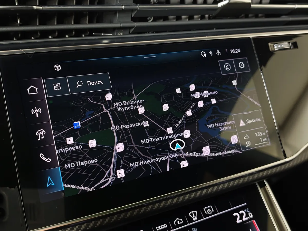 Audi SQ8 4.0 TFSI tiptronic quattro (507 л.с.) Черный в АВИЛОН. Слайд №23