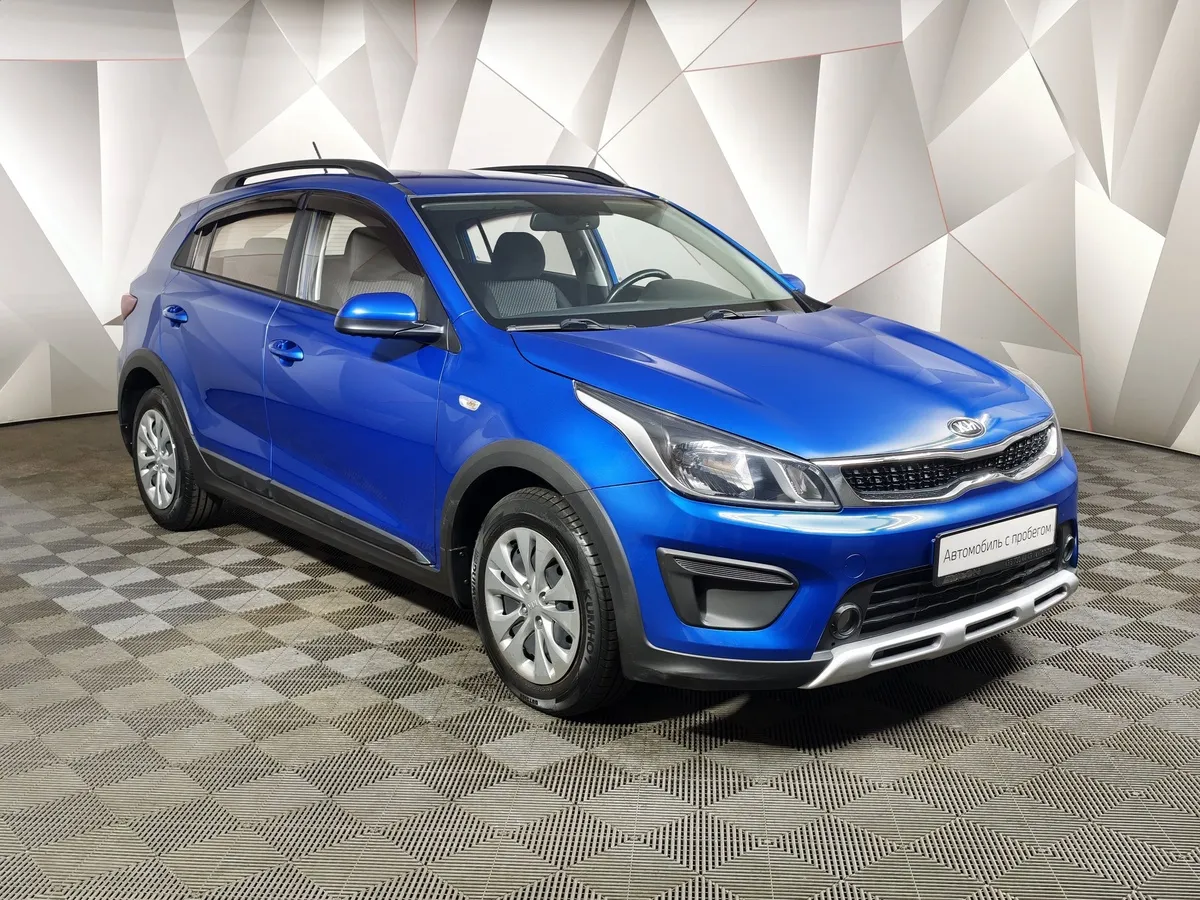 Kia Rio X-Line 1.4 AT (100 л.с.) Синий в АВИЛОН. Слайд №3