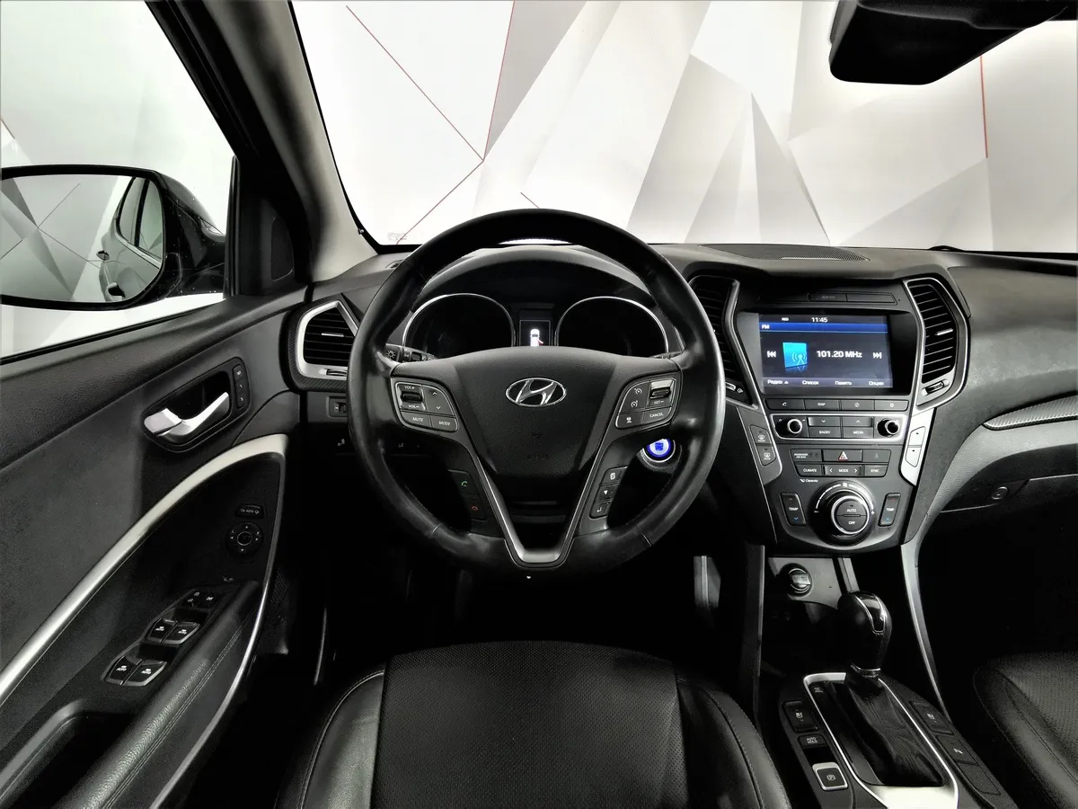 Hyundai Santa Fe 2.2 CRDi AT 4WD (197 л.с.) High-tech Серый в АВИЛОН. Слайд №19