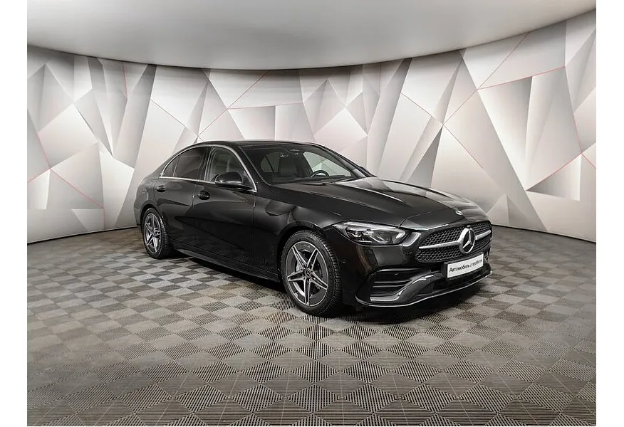 Mercedes-Benz C-Класс C 200 4MATIC (197 л.с.) Sport Plus Черный в АВИЛОН. Слайд №22