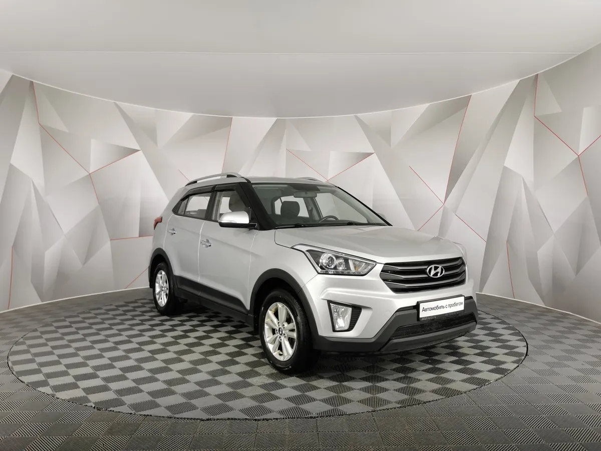 Hyundai Creta 2.0 AT (149 л.с.) Comfort Серебристый в АВИЛОН. Слайд №3