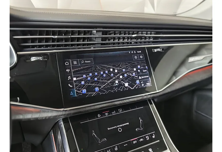 Audi Q8 55 TFSI Tiptronic quattro (340 л.с.) Оранжевый в АВИЛОН. Слайд №22