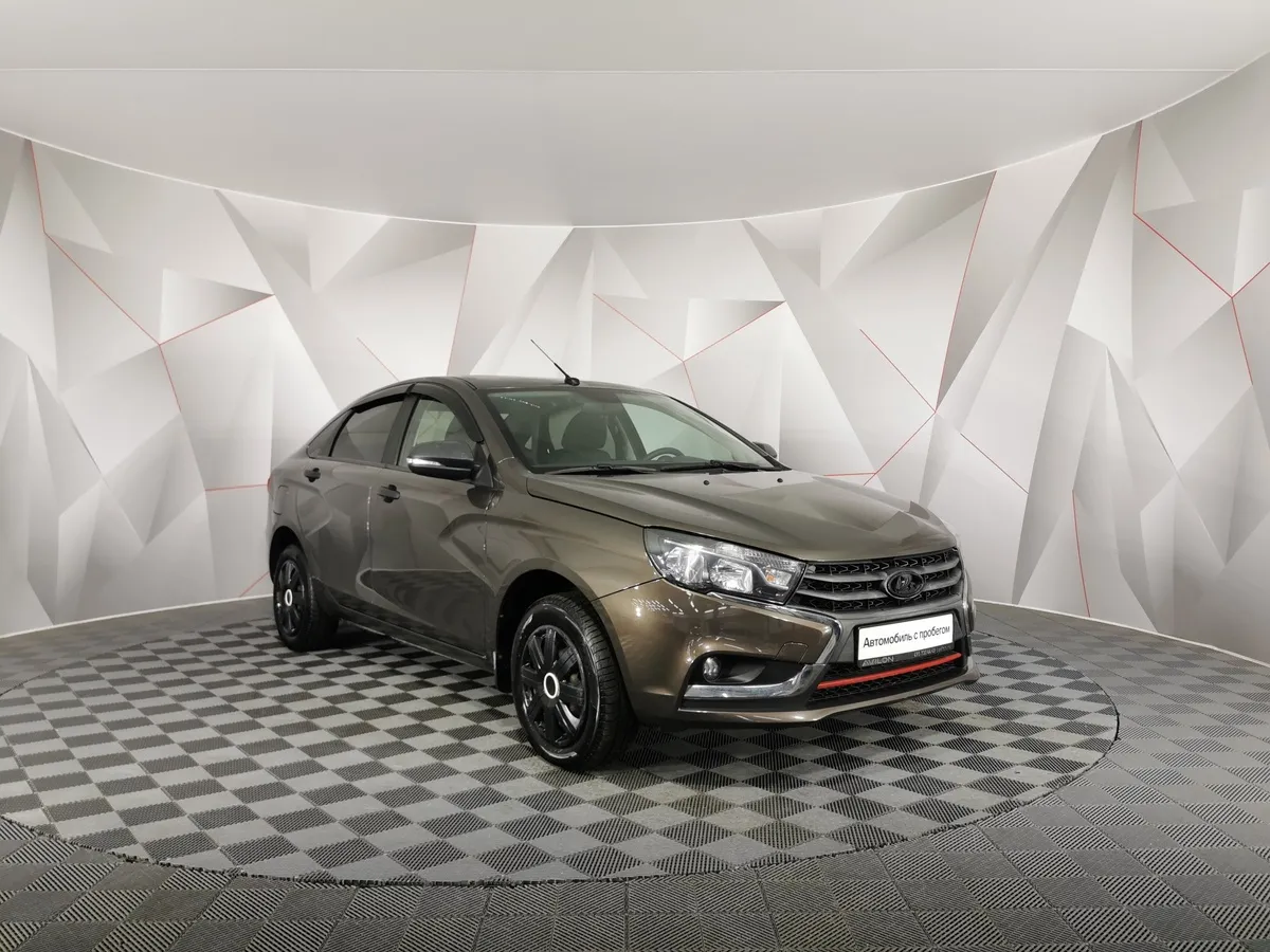 ВАЗ (Lada) Vesta 1.6 CVT (113 л.с.) Luxe Multimedia Коричневый в АВИЛОН. Слайд №3