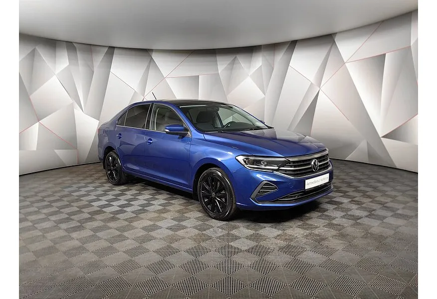 Volkswagen Polo 1.4 TSI DSG (125 л.с.) Highline Синий в АВИЛОН. Слайд №3