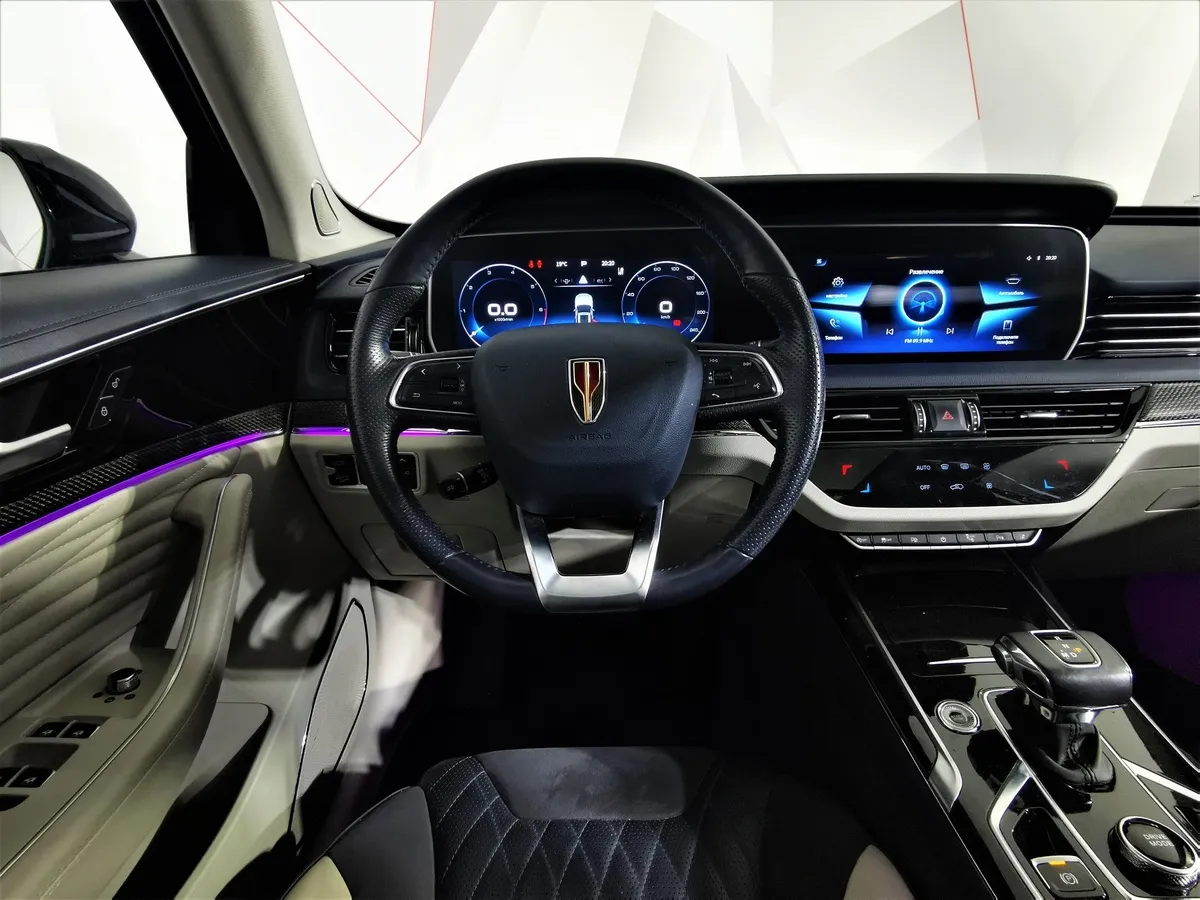 Hongqi HS5 2.0 AT 4WD (224 л.с.) Делюкс Черный в АВИЛОН. Слайд №19