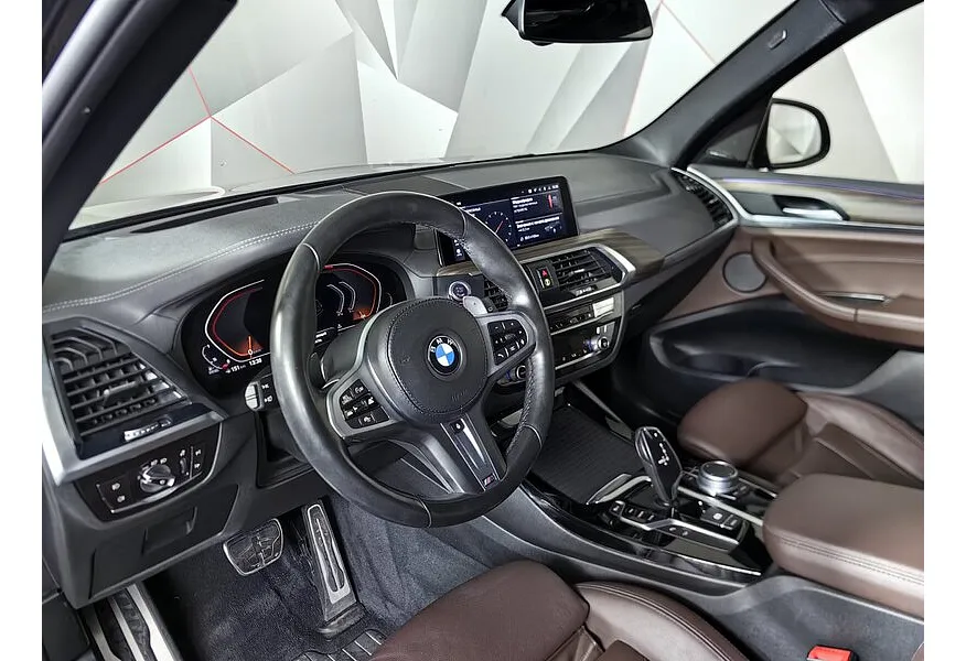 BMW X3 xDrive30d AT (249 л.с.) M Sport Черный в АВИЛОН. Слайд №12