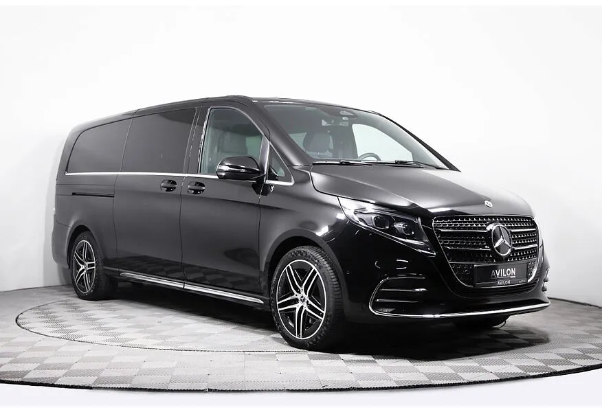 Mercedes-Benz V-Класс V 300 d L3 4MATIC 9G-TRONIC (237 л.с.) Avantgarde Черный в АВИЛОН. Слайд №2