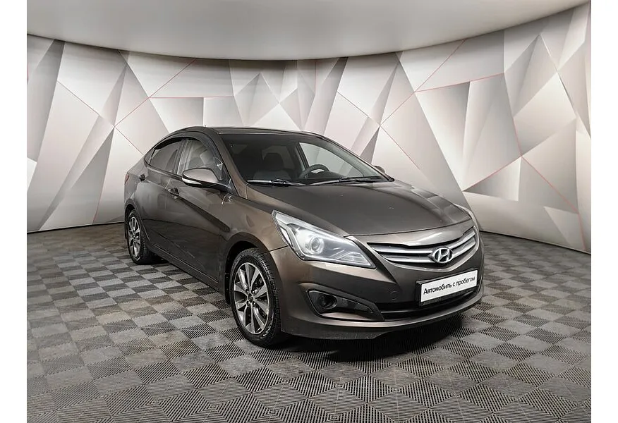 Hyundai Solaris 1.6 AT (123 л.с.) Super Series Коричневый в АВИЛОН. Слайд №3