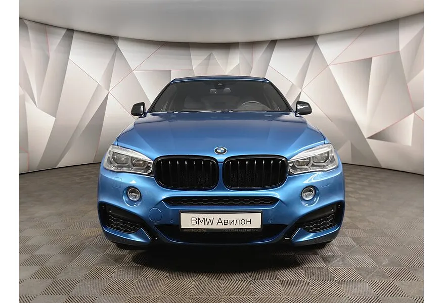 BMW X6 xDrive30d Steptroniс (249 л.с.) Голубой в АВИЛОН. Слайд №3
