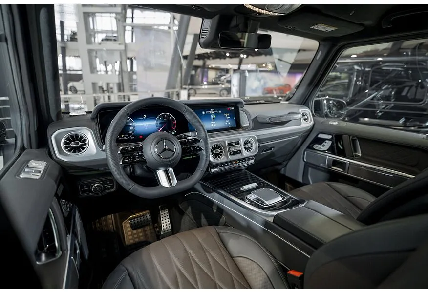 Mercedes-Benz G-Класс 450 D 3.0 9G-TRONIC 4Matic (367 л.с.) Зеленый в АВИЛОН. Слайд №5