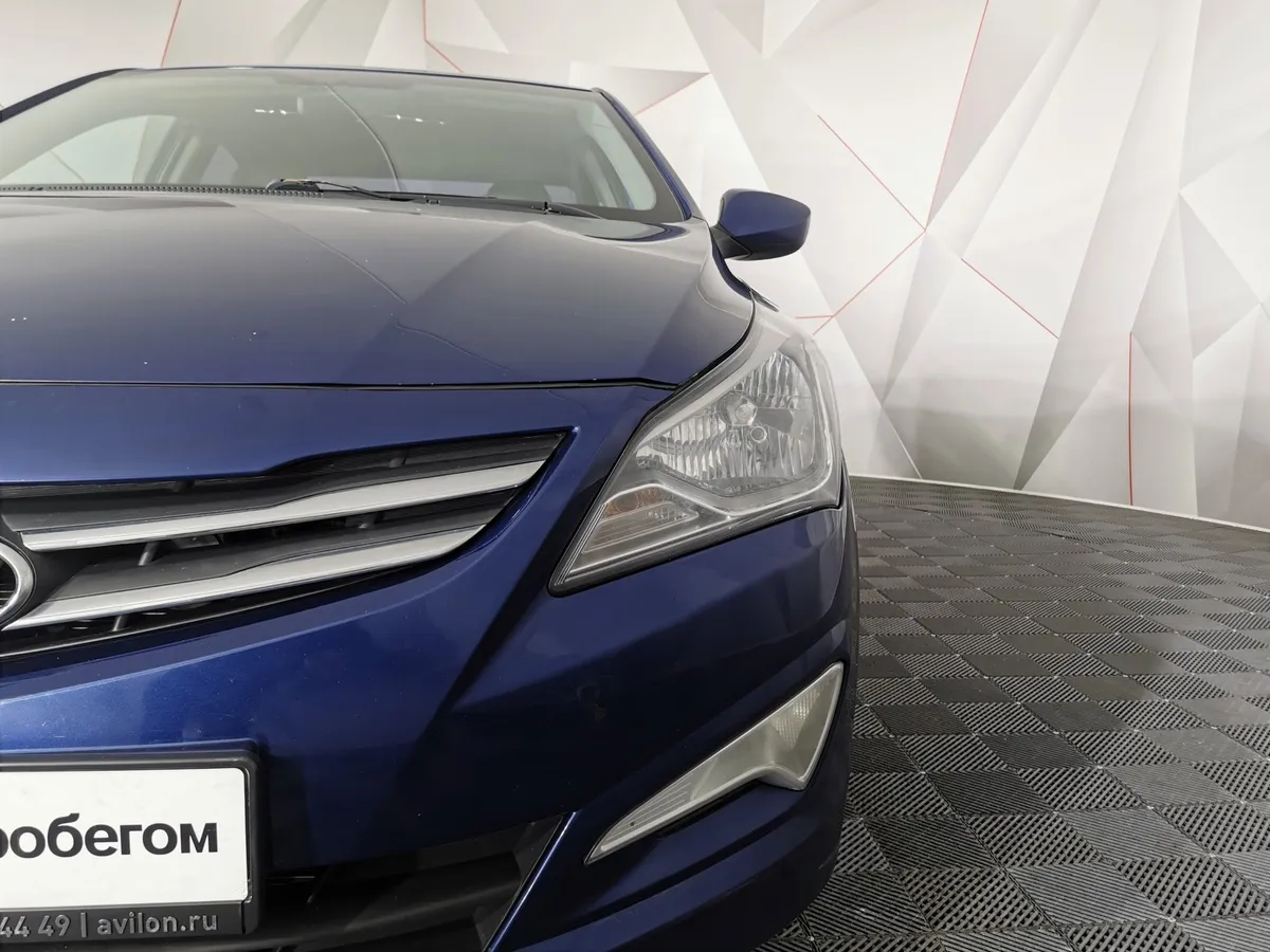 Hyundai Solaris 1.6 AT (123 л.с.) Синий в АВИЛОН. Слайд №10
