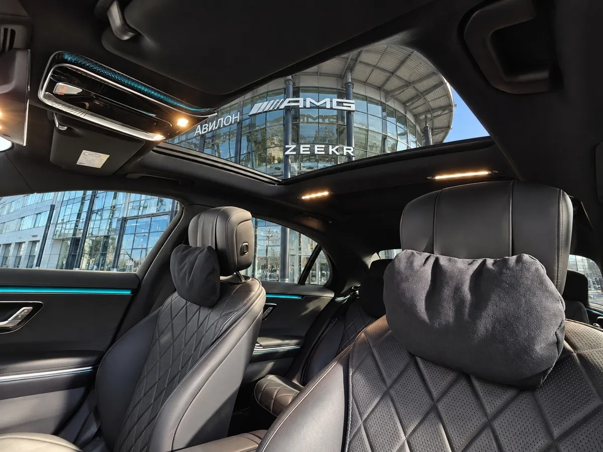 Mercedes-Benz S-Класс S 400 d 9G-Tronic 4Matic (330 л.с.) Premium Серый в АВИЛОН. Слайд №25