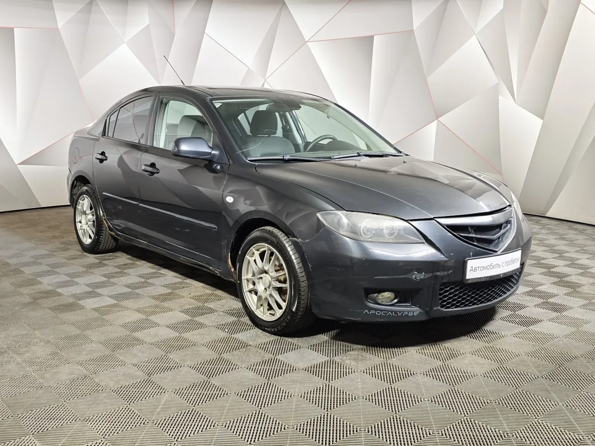 Mazda 3 1.6 AT (105 л.с.) Черный в АВИЛОН. Слайд №3