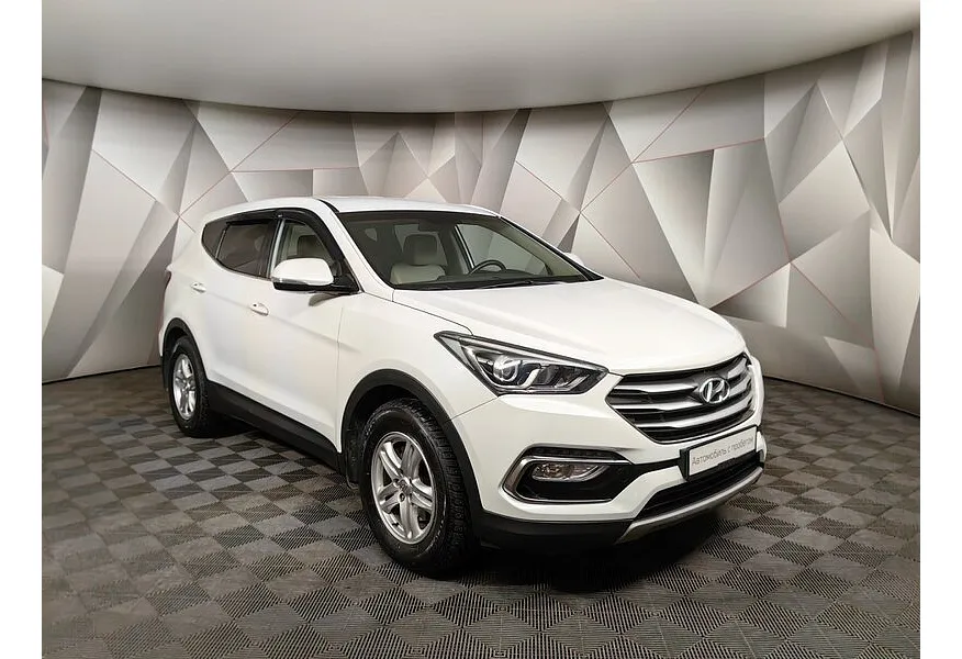 Hyundai Santa Fe 2.4 AT AWD (171 л.с.) Dynamic Белый в АВИЛОН. Слайд №3