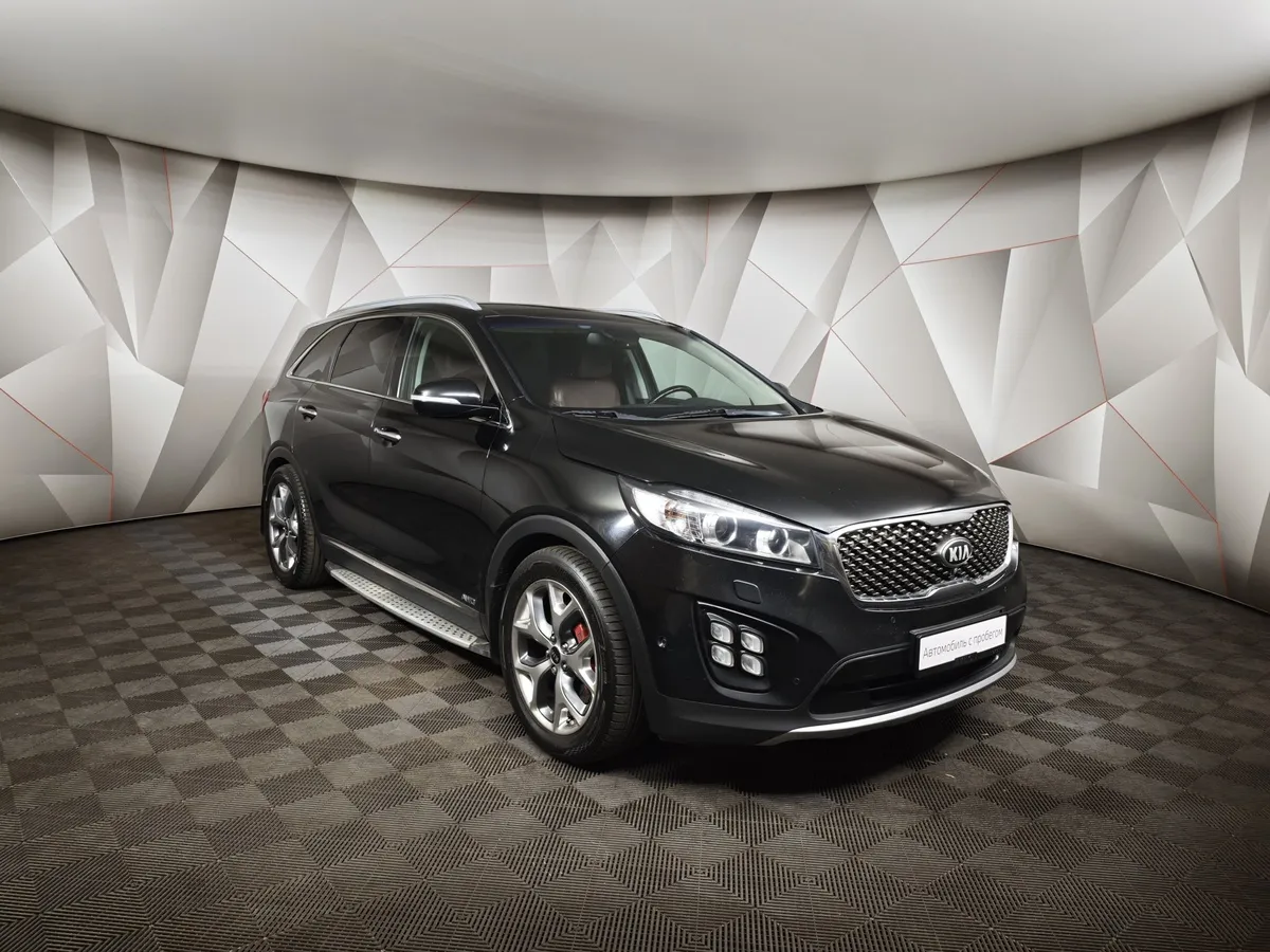 Kia Sorento 3.5 AT AWD (249 л.с.) GT Line Черный в АВИЛОН. Слайд №3